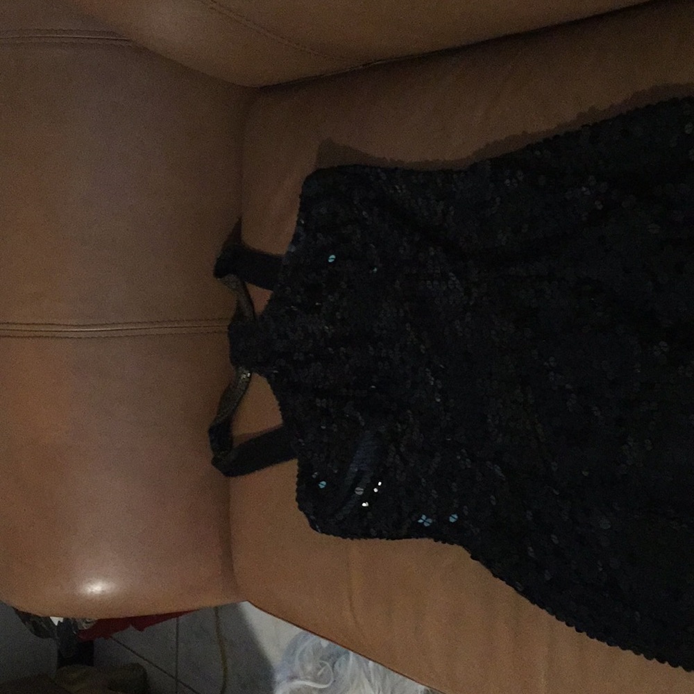 Black dress.